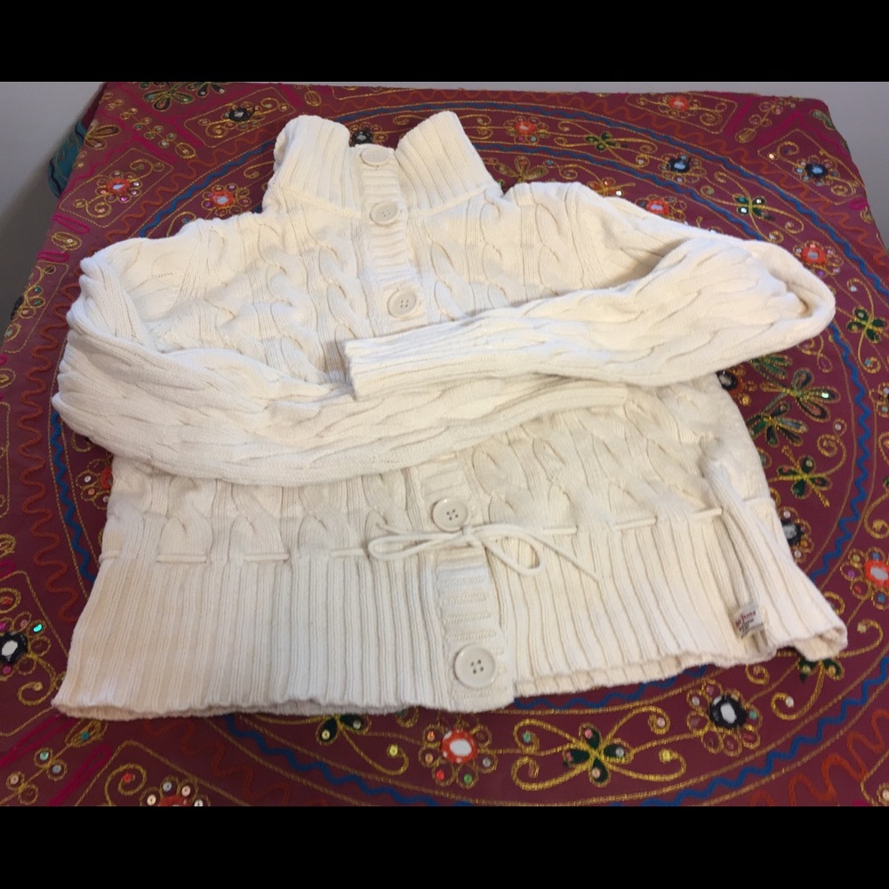 Polo Jeans 1967 XL Cable Knit button-up Sweater